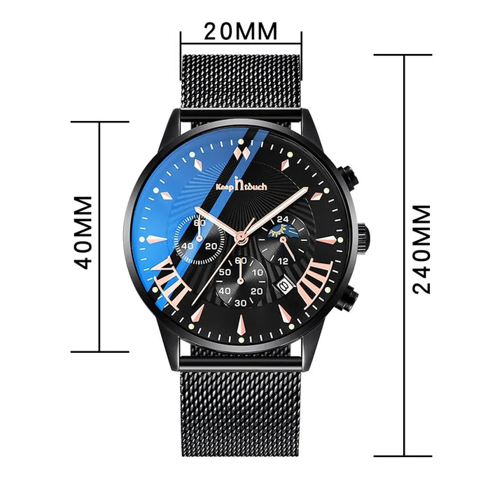 Men's functional and stylish luxury watch